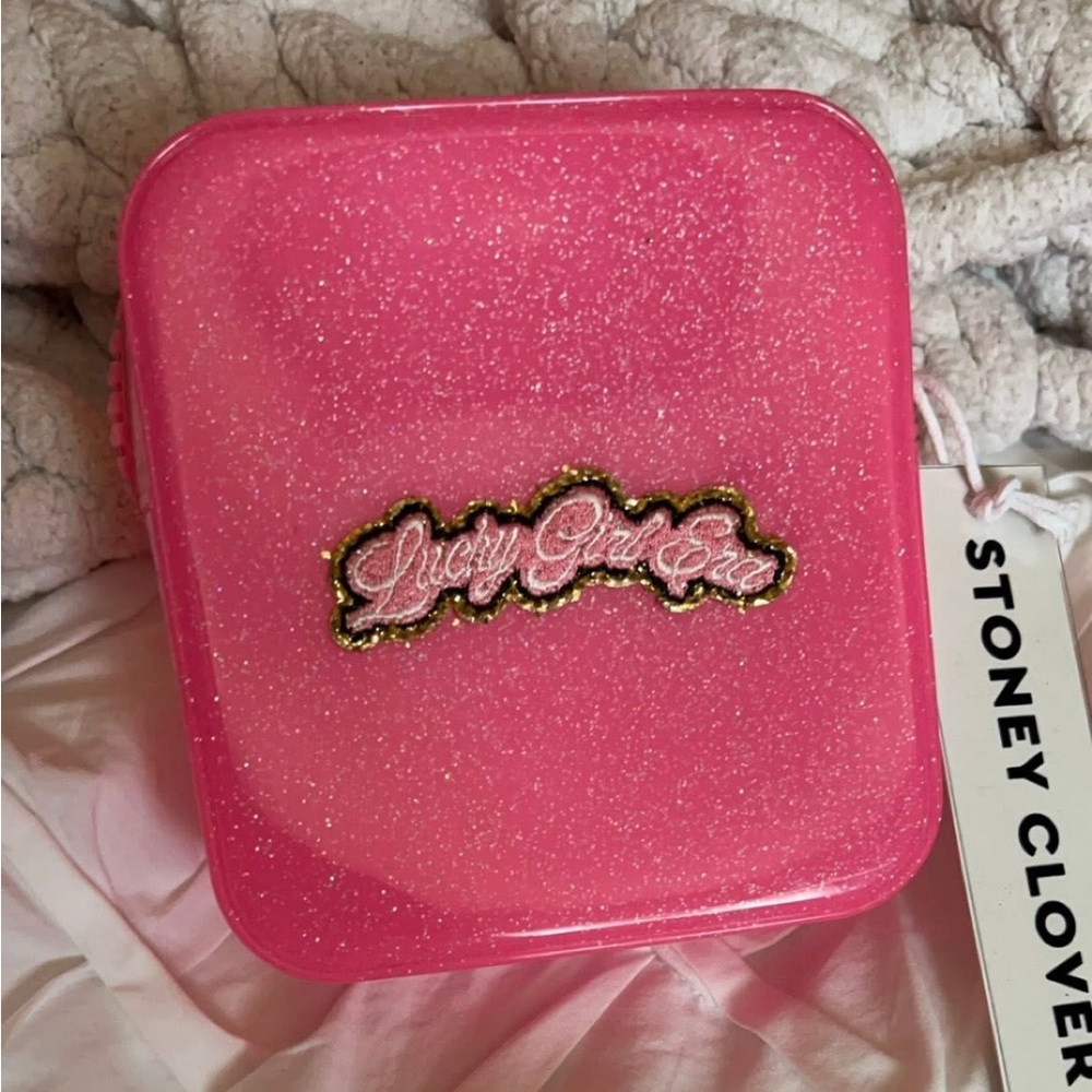 Stoney Clover Jelly Mini Pouch Bubblegum patched by SCL NWT